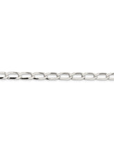 Load image into Gallery viewer, 925 Sterling Silver 5.75mm Wide Link Chain Necklace