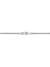 Load image into Gallery viewer, 14k White Gold 1.8mm Wide Rope Chain Necklace