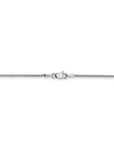 Load image into Gallery viewer, 14k White Gold 1.2mm Spiga Chain Necklace
