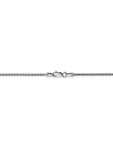 Load image into Gallery viewer, 14k White Gold 1.5mm Parisian Wheat Chain Necklace