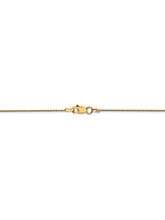 Load image into Gallery viewer, 14k Yellow Gold 0.95mm Wide Wheat Chain Necklace