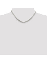 Load image into Gallery viewer, 925 Sterling Silver 5mm Rolo Chain Necklace