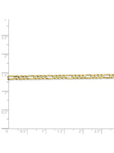 Load image into Gallery viewer, 10k Yellow Gold 3mm Wide Figaro Chain Necklace