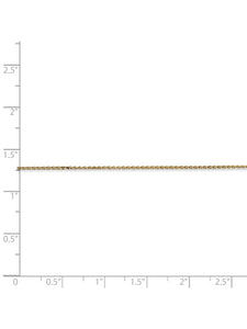 14k Yellow Gold 1mm Wide Round Wheat Chain Necklace