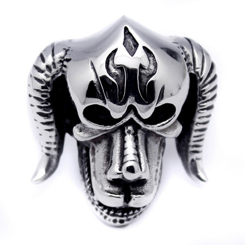 Men's Stainless Steel Devil Ring
