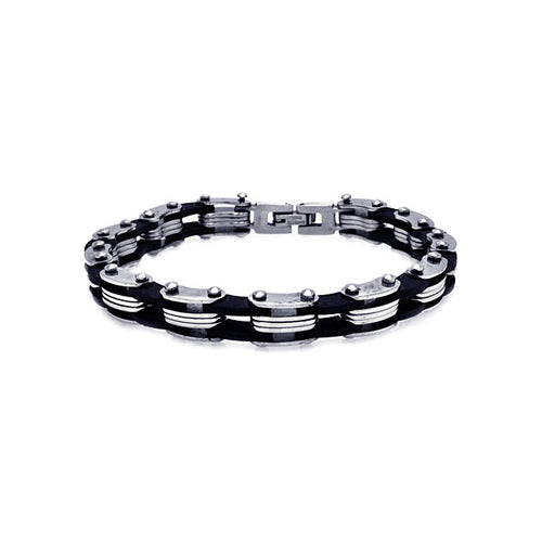 Stainless Steel Bike Chain Bracelet