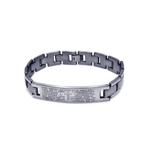 Stainless Steel Prayer ID Bracelet