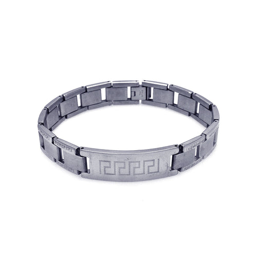 Stainless Steel Celtic Design ID Bracelet