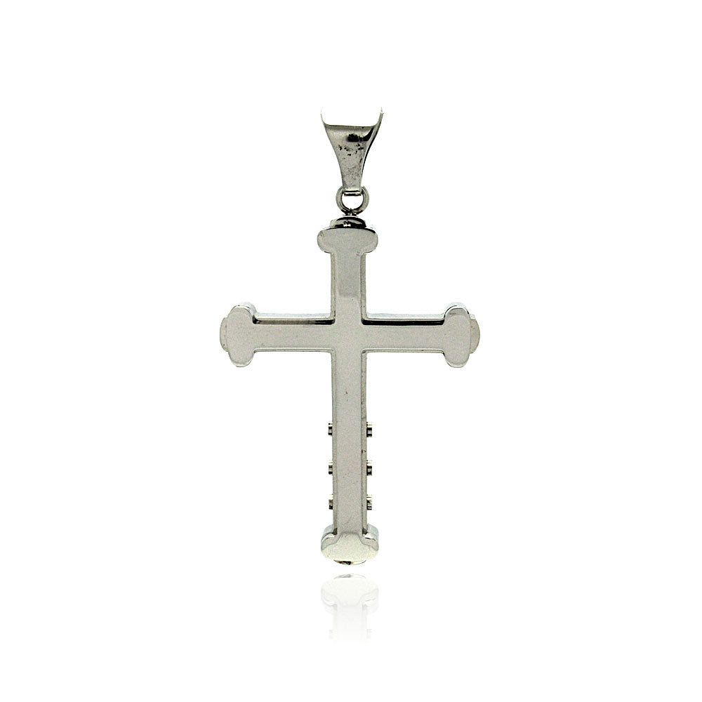 Stainless Steel Cross Charm Pendant