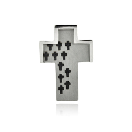 Stainless Steel Multi Cross Charm Pendant