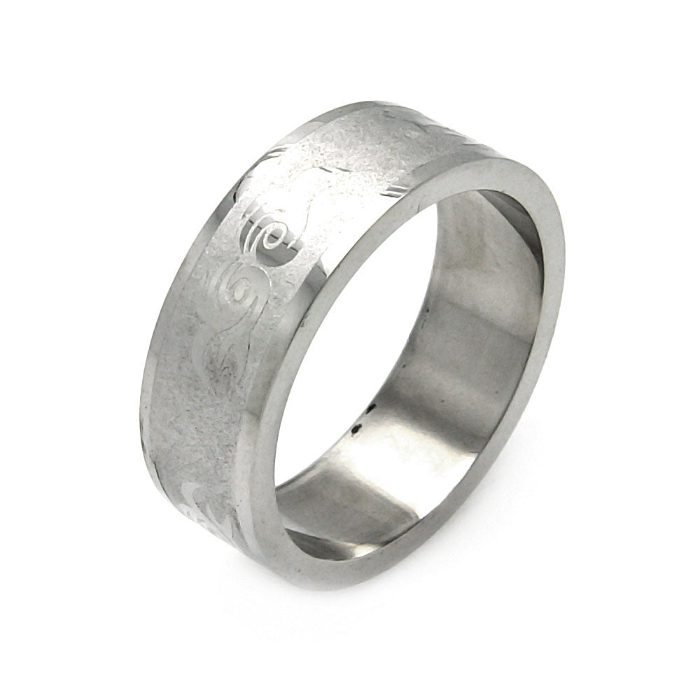 Men's Stainless Steel Eyes Design Ring