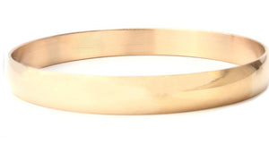 Rose Gold Stainless Steel Bangle Bracelet-10mm