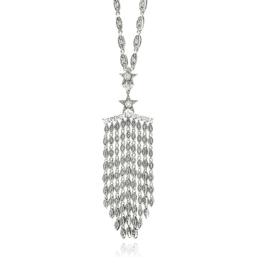Brass Cubic Zirconia Necklace