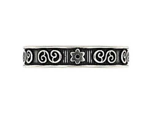 925 Sterling Silver  Celtic And Floral Adjustable Toe Ring