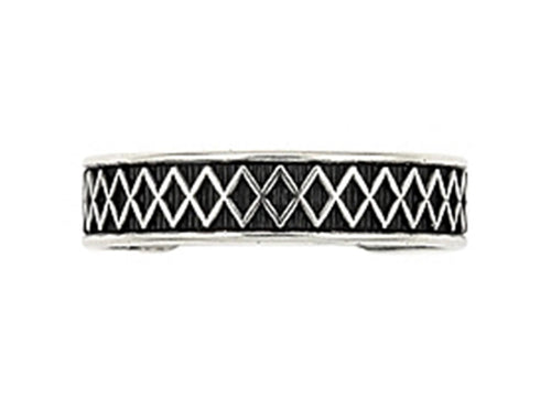 925 Sterling Silver  Zigzag Adjustable Toe Ring