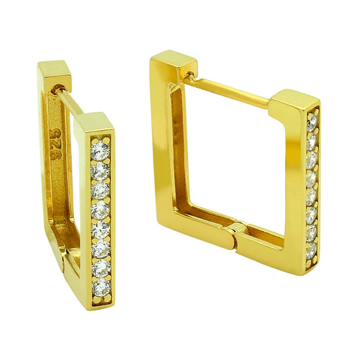 925 Sterling Silver Nickel Free Golbic Zirconia Pave