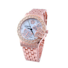 Load image into Gallery viewer, Exquisite Luxury Women Man Diamondtterfly Quartz Watch Wrist Watch