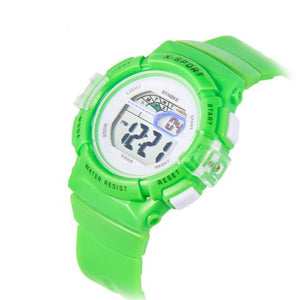 SYNOKE Waterproof Children Boys Girl Digital LED Sports With Date Wrist Watch