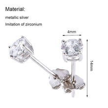 Load image into Gallery viewer, Luxury 925 Sterling Silver  Pure Silver Cubic Earrings Girls&#39; Accessories Cubic Earrings